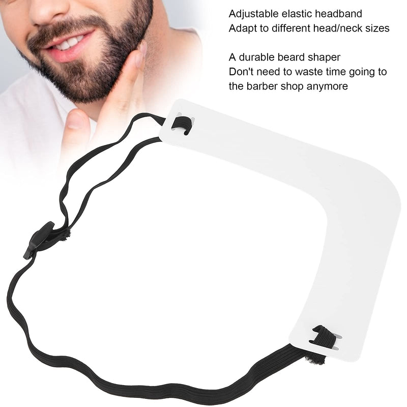 [Australia] - Beard Shaper Neckline Guide, Freehand, Flexible, the Ultimate Neckline Beard Shaping Template, Beard Trimmer Tool, Lineup Stencil Set, DIY Cutting, Beard Stencil Styling Beard Template 