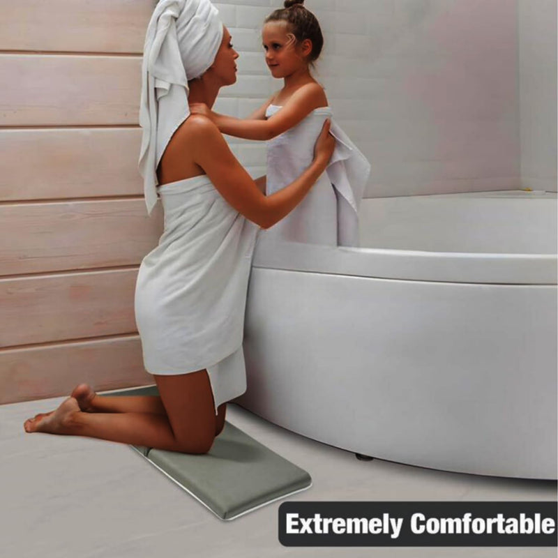 [Australia] - PandaEar Baby Bath Knee Pad, Foldable Non-Slip Kneeling Mat Cushion Foam Kneeler Mat for Toddler Bathroom Bathing Time -1.5 Inch Thick 