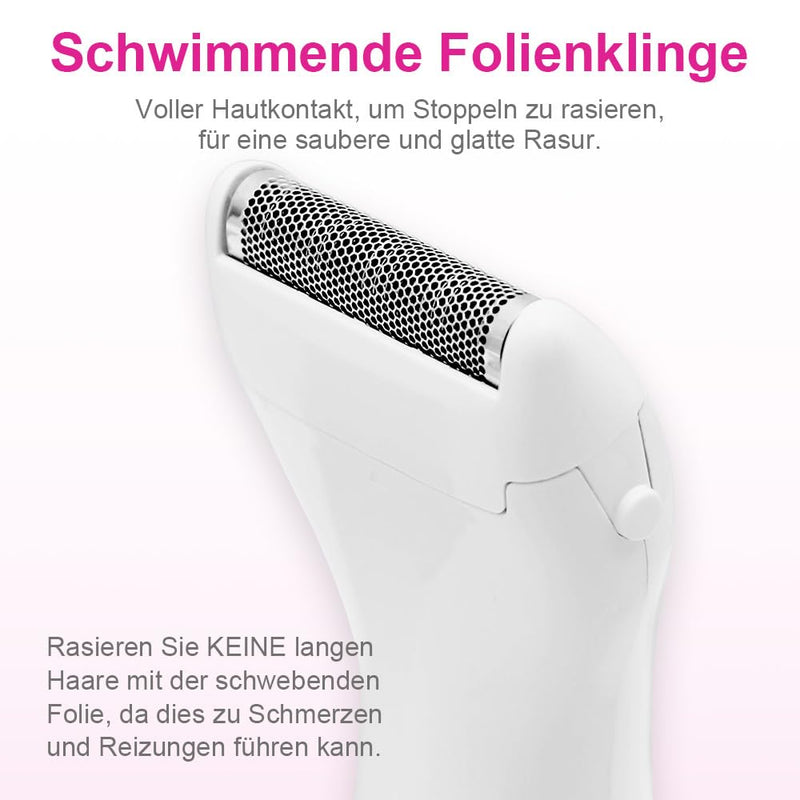 [Australia] - Funstant bikini trimmer, intimate pubic hair razor with comb, electric intimate area razor for women, safe hair trimmer with floating foil, intimate hair trimmer for women's private area 