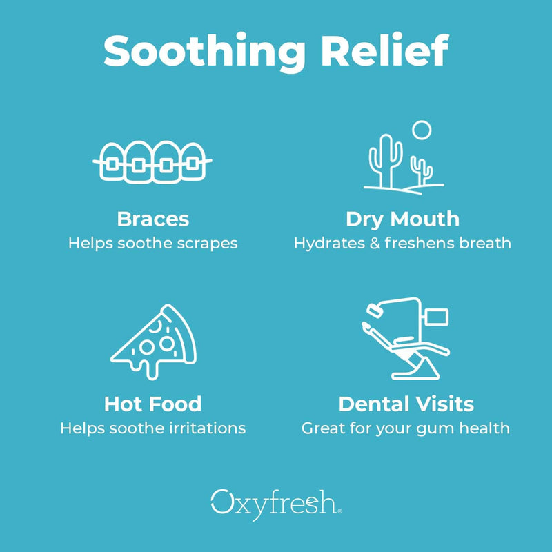 [Australia] - Oxyfresh Premium Pro Relief Dental Gel with Zinc –Infused with Aloe Vera, Chamomile and Xylitol – Dentist Recommended to Help Soothe Gum Tissue. 4 oz. 