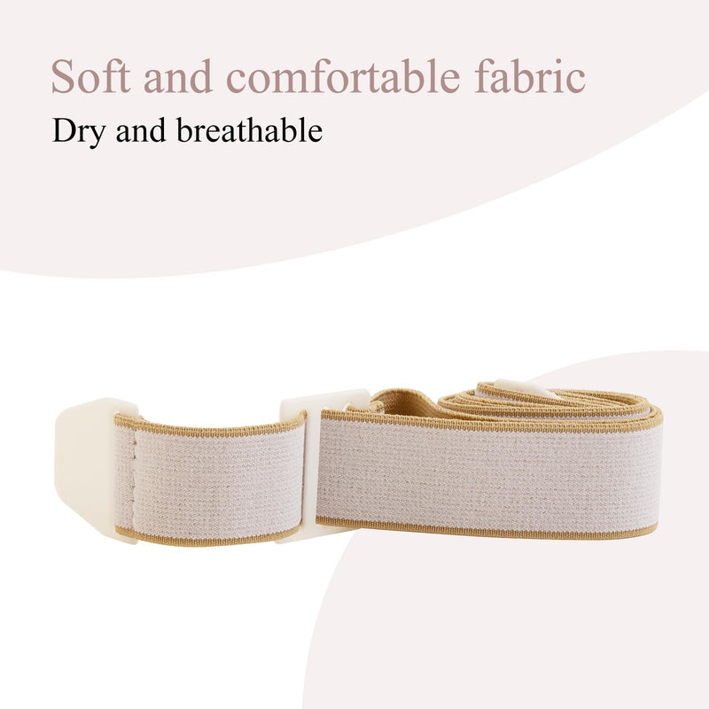 [Australia] - 3 Pack Ostomy Belts for Women Men,Adjustable Ostomy Belt Attaches Securely to Ostomy Pouch 1.18x39 Inches,Preventing Bag Chassis Warping,Colostomy Belt for Post Operative Care After Ileostomy Surgery Beige 