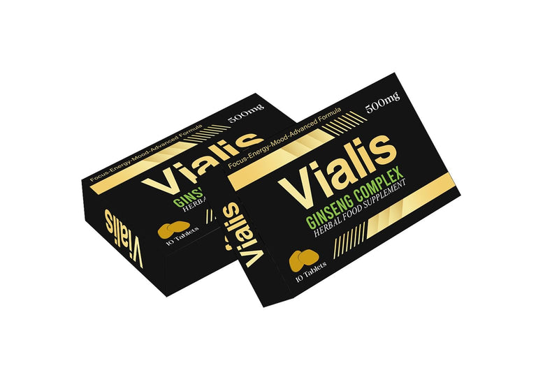 Gold NEW Formula | 500MG | Ginseng and Herbal Food Supplement for Men | The Most Effective| Natural | Powerful | and Fast Acting Libido Booster Food Supplement for Men | Pack of 10 Tablets.