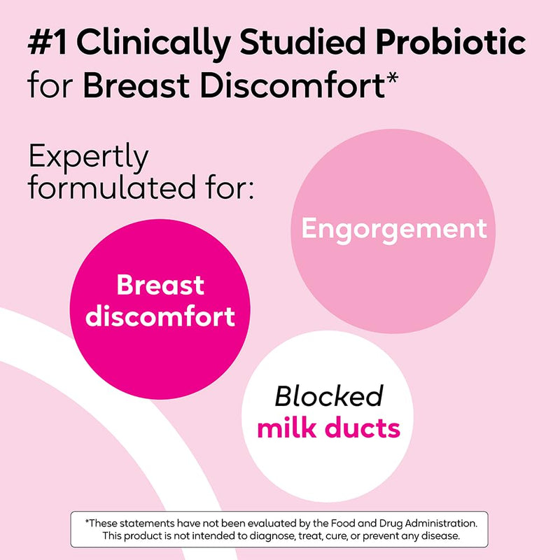 [Australia] - BioGaia Elactia Breastfeeding Probiotic | Lactation Supplements | Newborn Essentials and Probiotics for Both Mom & Baby | Daily Supplement for Healthy Lactation | 30 Count | Breastfeed Happy 