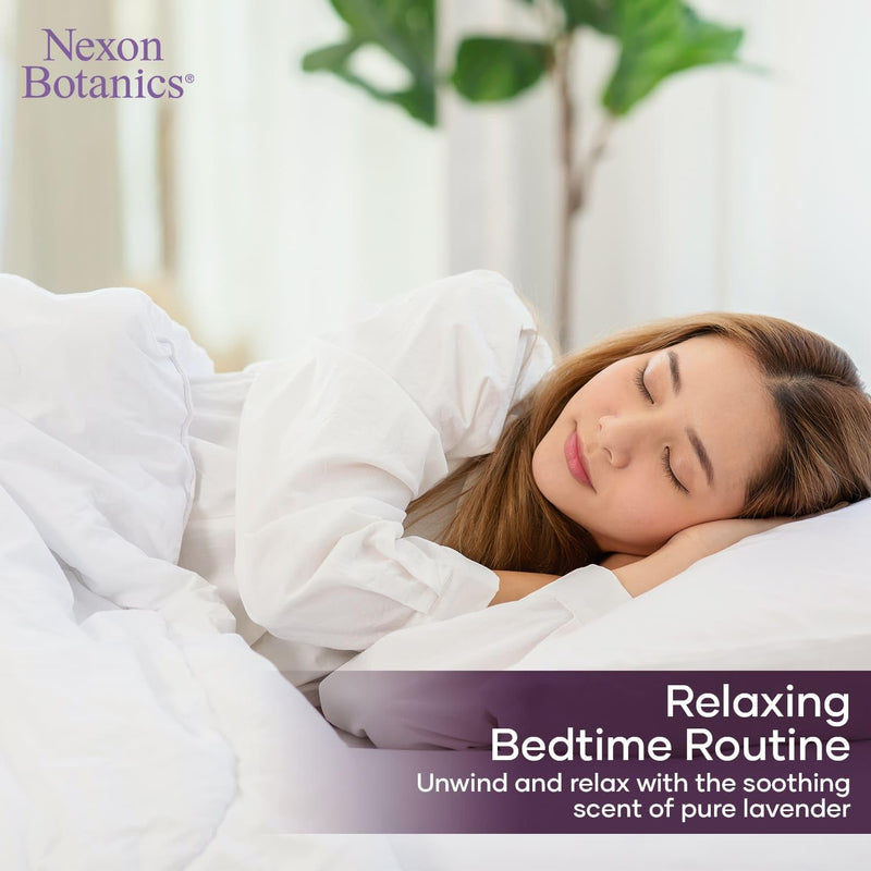 [Australia] - Lavender Linen Spray 8 fl oz - Refreshing Bed Linen Spray - Fabric Refresher Pillow Spray for Bedding, Bed Sheets - Nexon Botanics 