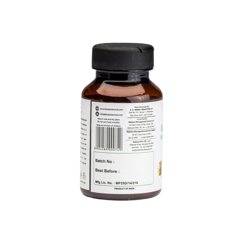 [Australia] - bixa BOTANICAL Guduchi Extract Bitters 2.5% Veg Capsule 60 Count (450mg) (Tinospora Cordifolia/Giloy) Herbal Supplement | Best Immunity modulator | Ayurvedic herb 