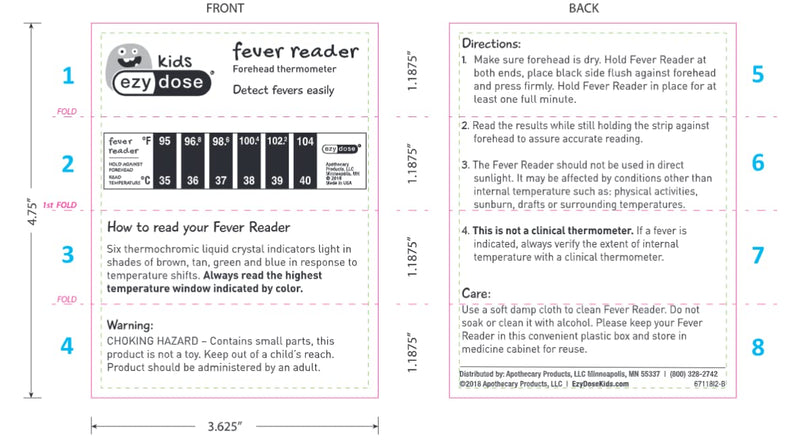 [Australia] - EZY DOSE Kids Thermometer for Fever for Baby and Toddler, Celsius & Fahrenheit, Reusable, Home & Travel, 10 ml 