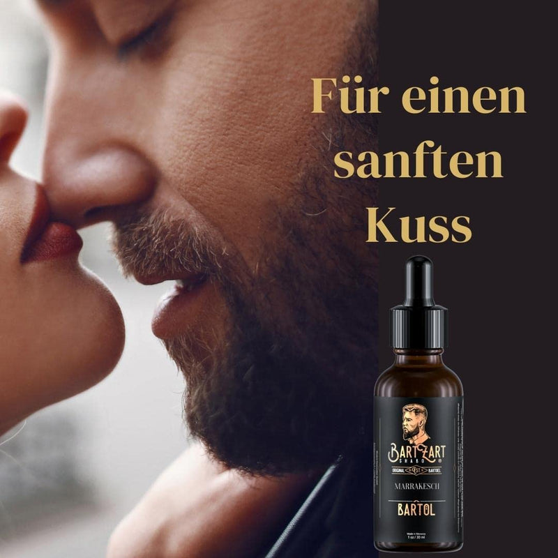 [Australia] - BartZart beard oil set with cedar wood made of high-quality beard oil and natural beard wax, premium beard care set for daily beard care, beard care set for men, beard balm, 2 pieces (pack of 1). 