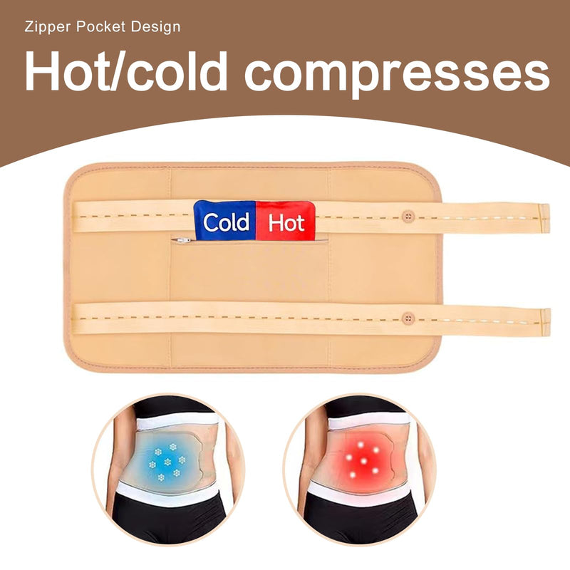 [Australia] - 9 Pcs Castor Oil Pack Wrap Organic Cotton for Liver Detox, Stomach, Belly, Neck, Breast, Knee, Foot & Entire Body, Reusable Pads Kit for Hot/Cold Compress with Adjustable Elastic Strap 