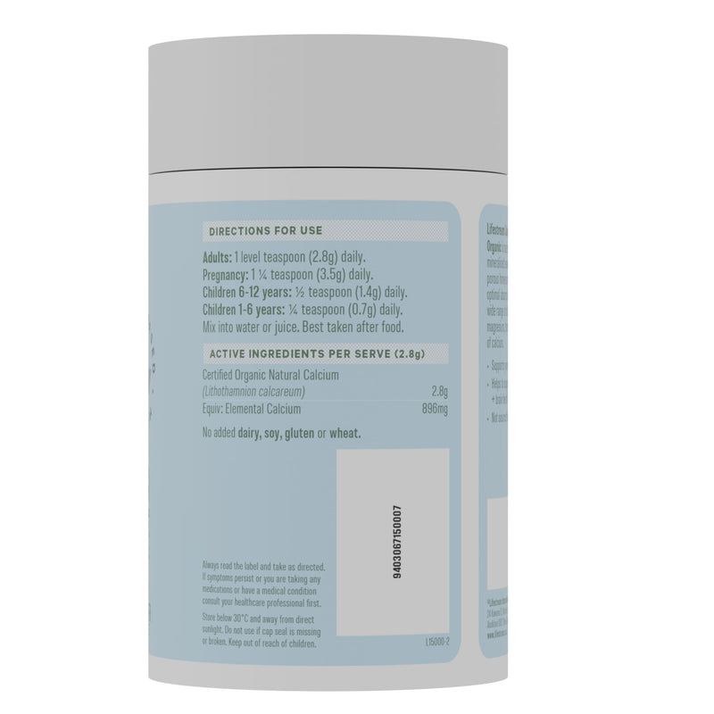 Lifestream Natural Calcium Powder, 100g