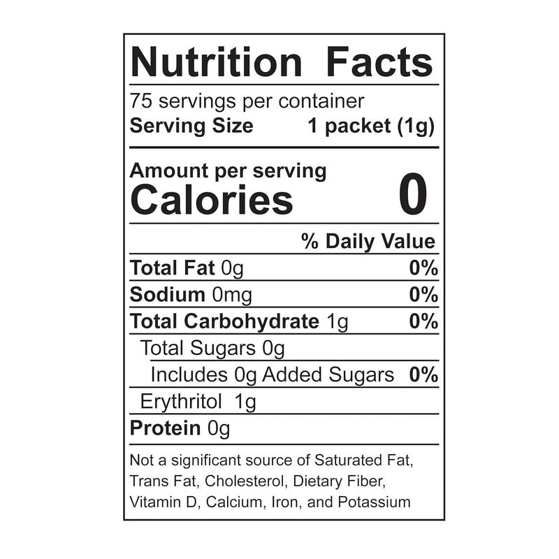[Australia] - Wholesome! - Organic Stevia - 75 Packet(s) 
