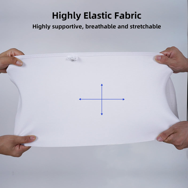 Broken Rib Brace for Women and Man, Rib Compression Wrap, Postoperative Recovery from Rib Fracture (M) Medium