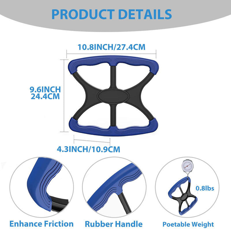 [Australia] - 10.8" Standing Aid and Handicap Bar with Non Slip Handles Fall Assist Devices 450 Lbs Weight Capacity, Portable Mobility for Elderly Senior Patients, Disable and Caregivers Blue 