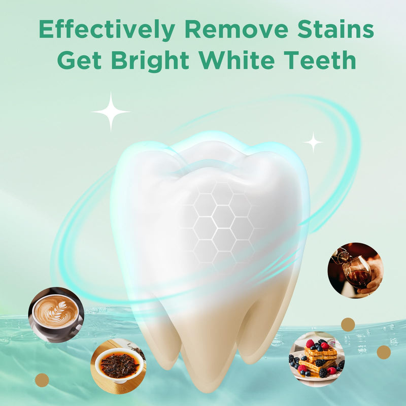 [Australia] - Teeth Whitening Strips for Teeth Sensitive - Professional Whitening Strips for Teeth at Home,36 Strips Teeth Whitening Kit Mint 