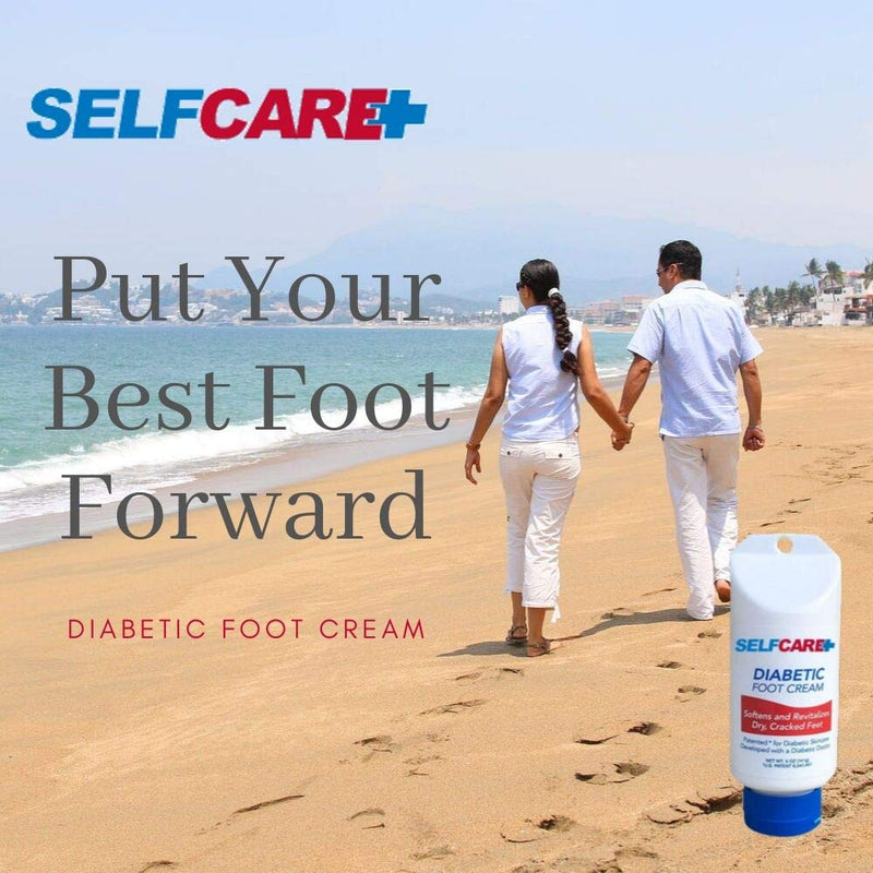 [Australia] - Diabetic Foot Cream For Dry Cracked Feet. Leaves Hands Legs, Feet & Body Smooth Patented Lotion, 5 oz 