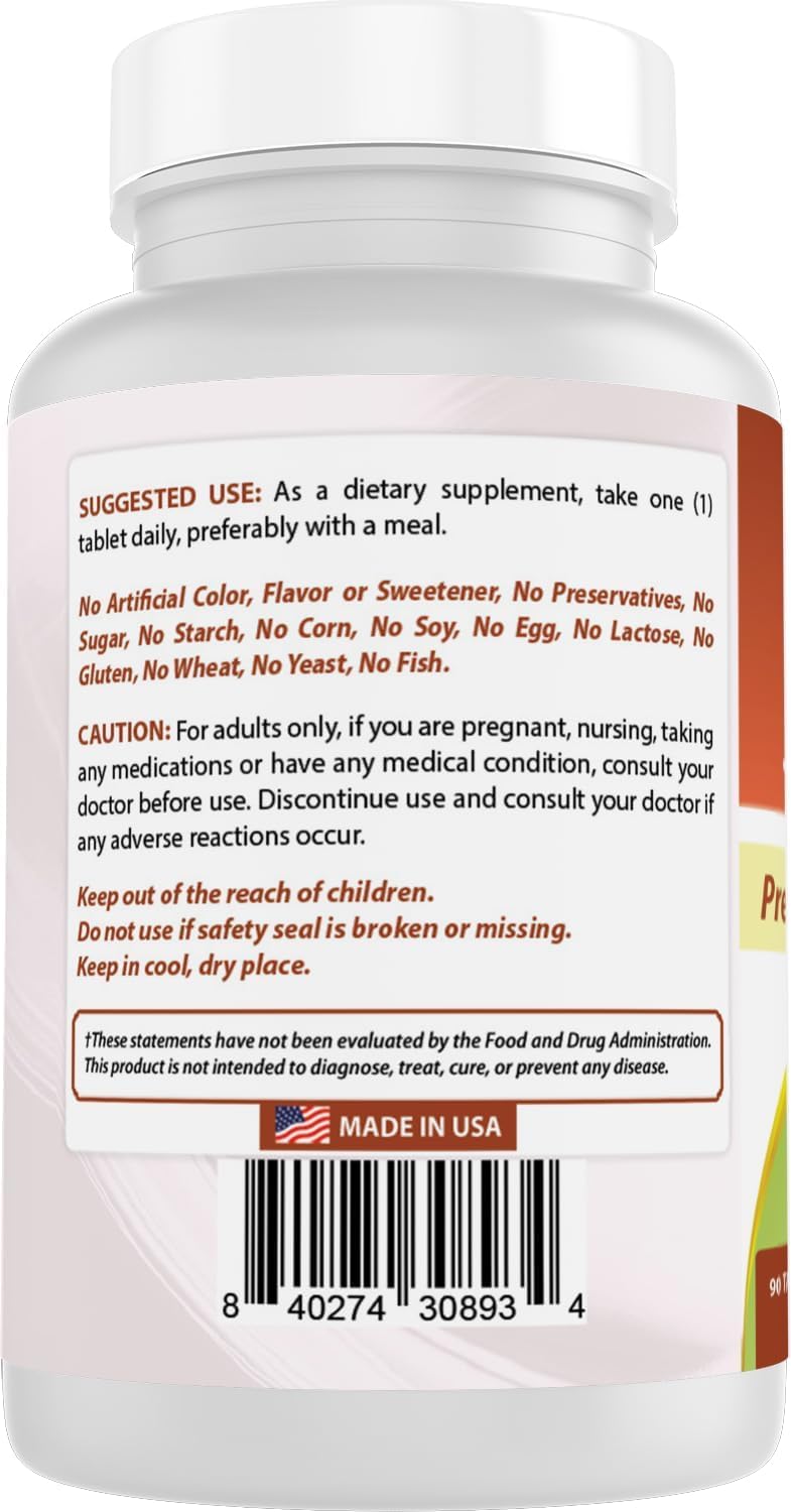 Best Naturals K-Complex with K1 (Phytonadione 1500 mcg + K2 as Menaquinone 100 mcg + K2 as MK-4 1000 mcg) + D3 + VIT. C - 90 Tablets - Made in the USA 90 Count (Pack of 1)