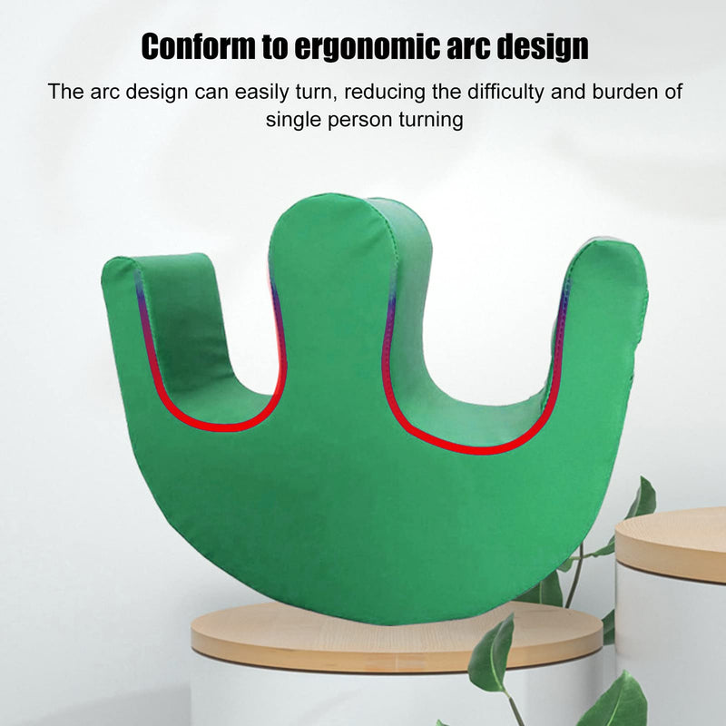 [Australia] - Bedridden Patient Turning Device, 5.1in Thickness Turning Pillow PU Leather Anti Bedsore Waterproof Paralyzed Bed Shift Nursing Products Helping The Elderly Turn Over Pillow 