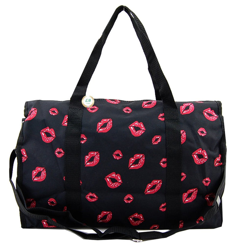 Betty Boop Red Lips Duffle Bag Tote