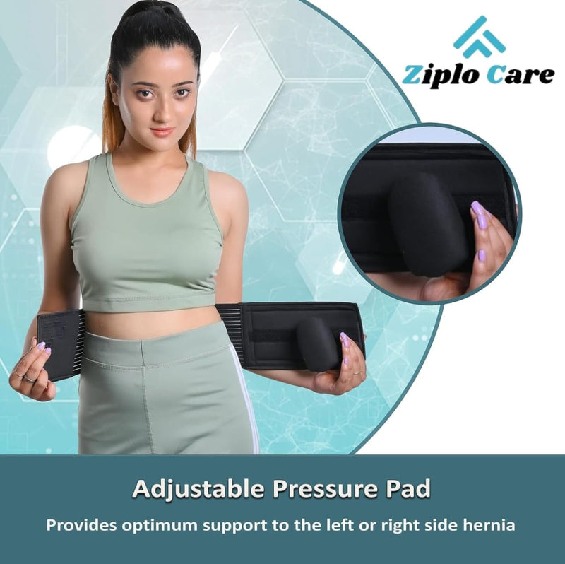 Umbilical Hernia Belt for men (premium compression pad). Umbilical hernia belt for women: prevention of surgery. Abdominal binder for men - Hernia support belt women pain relief Universal Size