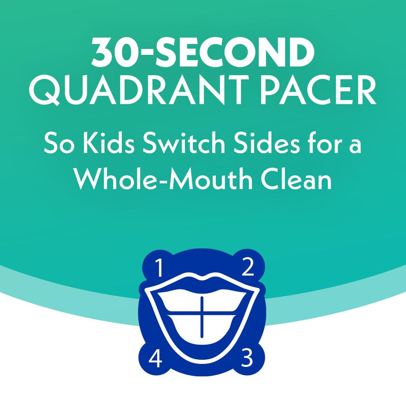 [Australia] - Spinbrush Kids Electric Toothbrush, Glow in The Dark, Battery-Powered 