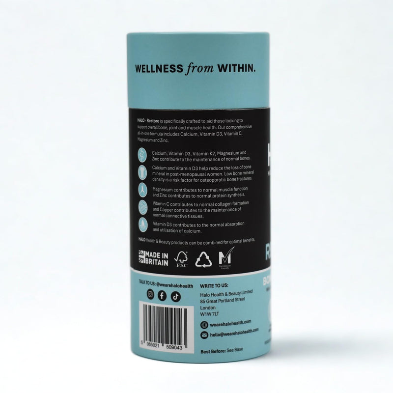 Restore Bone & Joint Care, Calcium, Vitamin D3, K2, Magnesium Supplement
