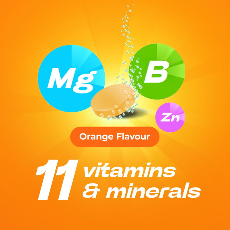 Berocca Immuno Effervescent Tablets, 11 Vitamins and Minerals, Including Vitamins D, C, A, B9, Zinc and Iron to Help Support Your Immune System and B6 and B12 Support Energy Release, Green, 30 Tablets