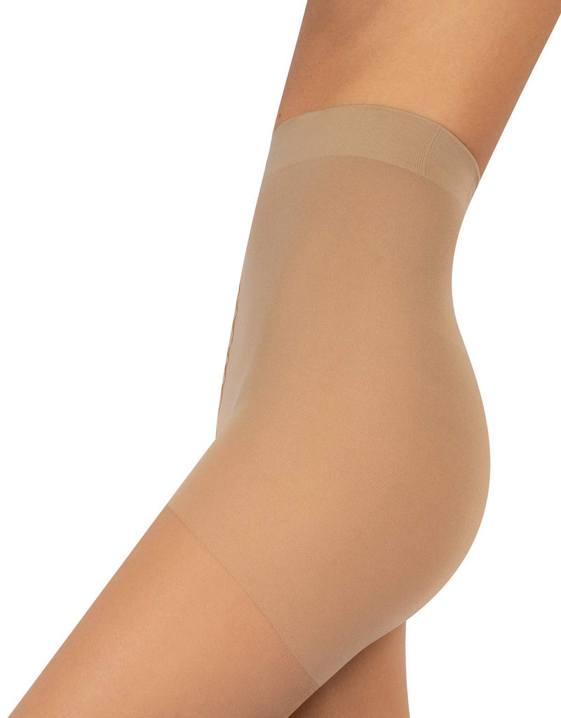 [Australia] - CALZITALY Toe-free medical tights with strong graduated compression 18-22 mm/Hg | Open Toe Elastic Support Tights | Black, skin color | S, M, L, XL | 140 DEN | Made in Italy 