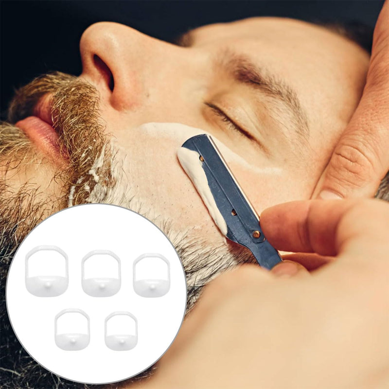 [Australia] - Beard stencils, beard stencil, chin beard, beard stencil for men, beard styling stencil, shaving aid for men, accessories for beard contours, shaving template, beard shaping and styling tool, 5 pieces white Tokaneit 