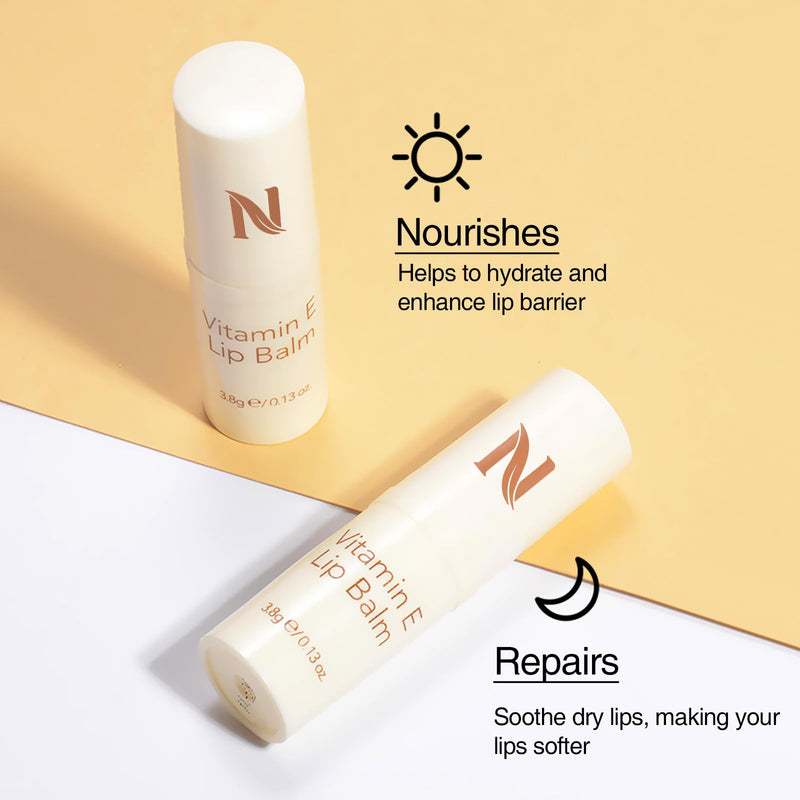 Neutriherbs Vitamin E Lip Balm, Nourish Dry Cracked Sensitive Lip-0.13oz | Moisturize Lip With Olive Oil Avocado Oil, Non-Greasy Long-Lasting Smooth Soften Chapped Lip Skin Suitable For Pregnant Women
