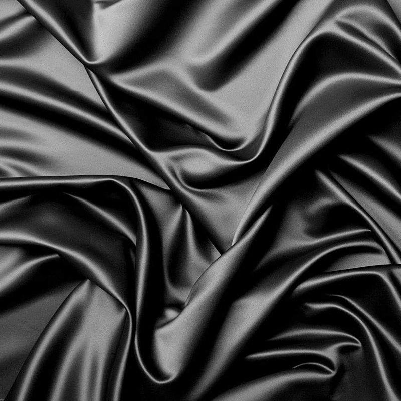 [Australia] - Pro Goleem Satin Nursing Pillow Cover Silk Feeling Soft Feeding Pillow Slipcover for Breastfeeding Moms Fits Standard Infant Nursing Pillow or Positioner Black 