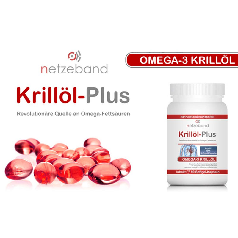 [Australia] - Netzeband Krill Oil 90 Capsules Premium Krill Oil Omega 3,6,9 and Astaxanthin Maximum Values 
