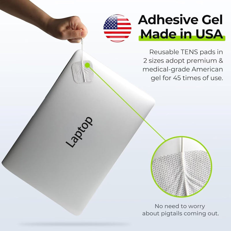 AUVON 3-in-1 TENS Unit Muscle Stimulator, EMS Massage Machine with 40 Intensities for Gradual Shoulder, Sciatica, Back Pain Relief, 24 Modes Rechargeable Electronic Pulse Massager with 12 TENS Pads A Dark Grey