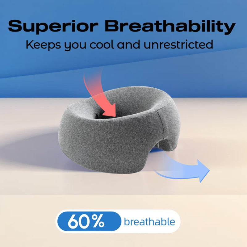 [Australia] - Face Down Pillow,Massage Pillow Face Down,Massage Headrest for Bed,Vacuum Packaging，with 20 Disposable Pillowcases,Skin-Friendly Grey Ergonomic Design Removable Pillowcase 