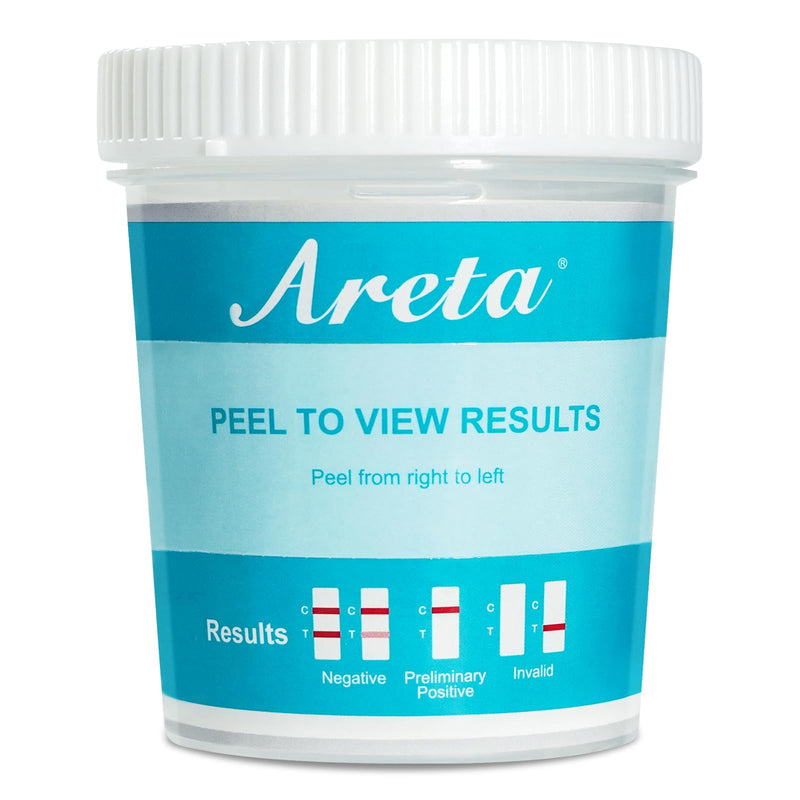 [Australia] - Areta 5 Pack 5 Panel Instant Drug Test Kits Cups - Testing Marijuana (THC), COC, OPI 2000, AMP, BZO - Urine Drug Screen - #ACDOA-754 5 Ounces 