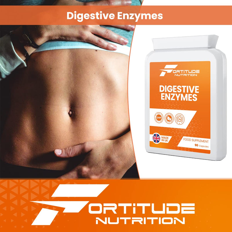 Digestive Enzymes Supplement | Vegan Digestive Enzymes Blend Gut Health Supplements | Digestive Enzyme Complex with Bromelain, Papain, Apple Cider Vinegar | Digestive Supplements 90 Capsules