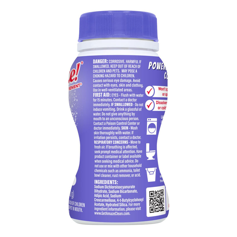 [Australia] - AMAZE Ultra Concentrated Bleach Tablets [32 tablets] - Lavender Scent - for Laundry, Toilet, and Multipurpose Home Cleaning. No Splash Liquid Bleach Alternative 32 Count (Pack of 1) 