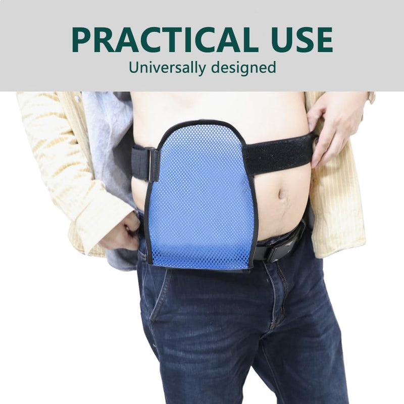 [Australia] - Pilarmuture Ostomy Bag Covers,Waterproof Portable Colostomy Bag Covers with Adjustable Elastic Fixation Band,Universal Ostomy Belt for Ileostomy,Reusable Ostomy Supplies for Men Women 