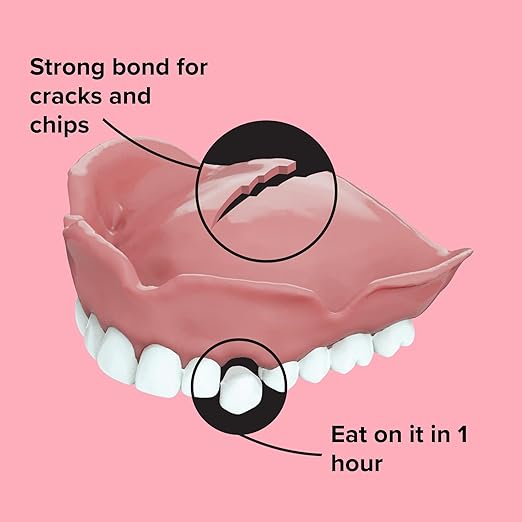 Dentemp Repair Kit - Repair-It Advanced Formula Denture Repair Kit - Denture Repair Kit Repairs Broken Dentures - Denture Repair to Mend Cracks & Replace Loose Teeth (Value Size)