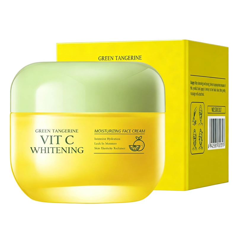 For Green Tangerine Vitamin C NAM Face Cream Lotion,Face Moisturizers | Moisturizing Hydrating Facial Creams,Facial Skin Care Cream,Soothing Skin Brighten skin tone 50g 1.76 OZ