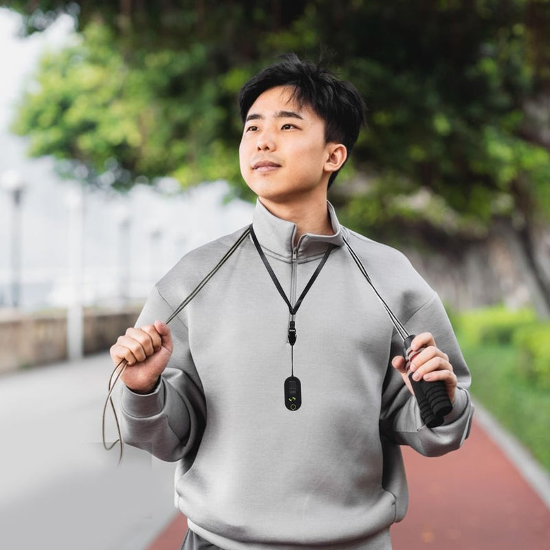 [Australia] - BESPORTBLE Sports Step Counter 3D Digital Pedometer Accurate Step Counter Portable Pedometer Mini Fitness Tool with Clip and Lanyard for Walking Running 