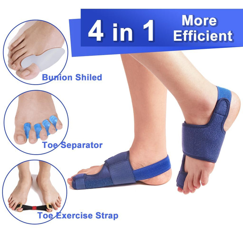 [Australia] - Hallux Valgus Toe Corrector Toe Separator Bunion Splint 【2025 Updated】Bunion Correction Set Bunion Correction Set Bunion Bandage Bunion Exercise Belt Orthopedic Set Inflamed 