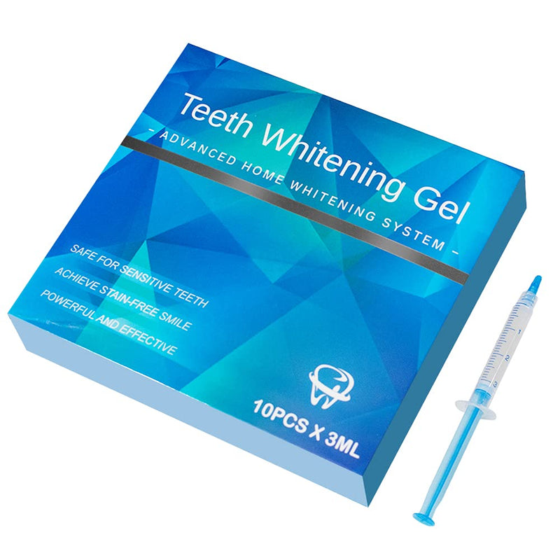 [Australia] - 10pcs 3ml Teeth Whitening Gel Syringes, Refills 35% CP Bleaching Gel Kit Tooth Whitener Gel for Home Use 