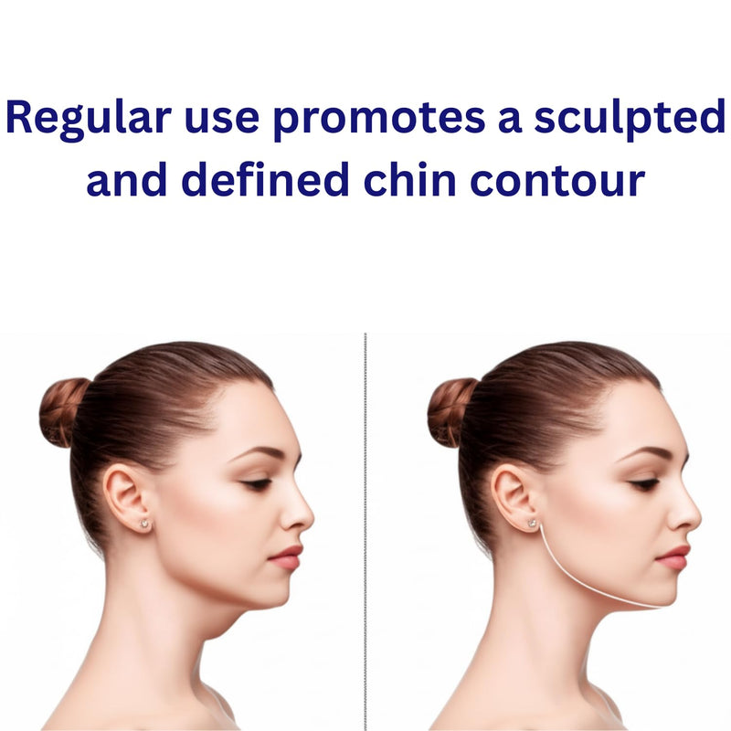 V-Face Machine and Electric Double Chin Device with 15 Gear Adjustable Intensities and 8 Modes – Intelligent Double Chin Machine for V-face. Free 3D Face Roller for Skin Care