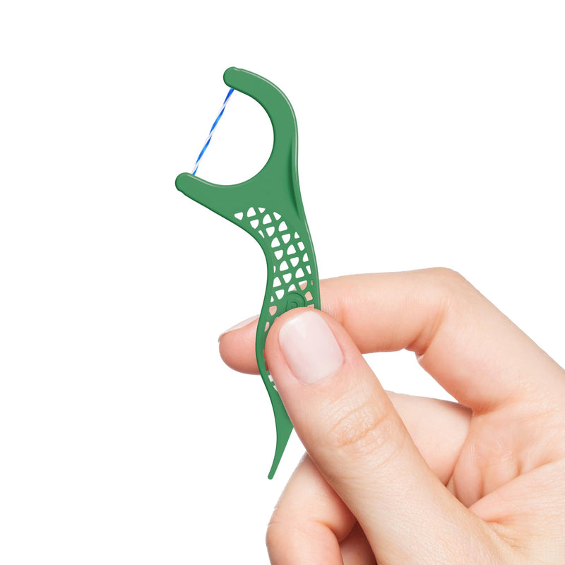 [Australia] - GUM Twisted Mint Floss Picks - Twisted Threads, Shred-Resistant Floss, Easy Grip Handle, 90 Count (Pack of 3) 90 Count (Pack of 3) 