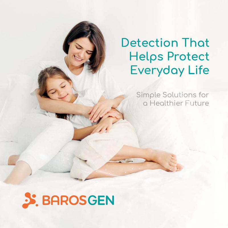 BAROS-M House Dust Mite Allergen Test Kit - (2 Tests) Results Within 10 Minutes, No Lab Fee Required, Rapid Allergen Monitor for Early Detection.
