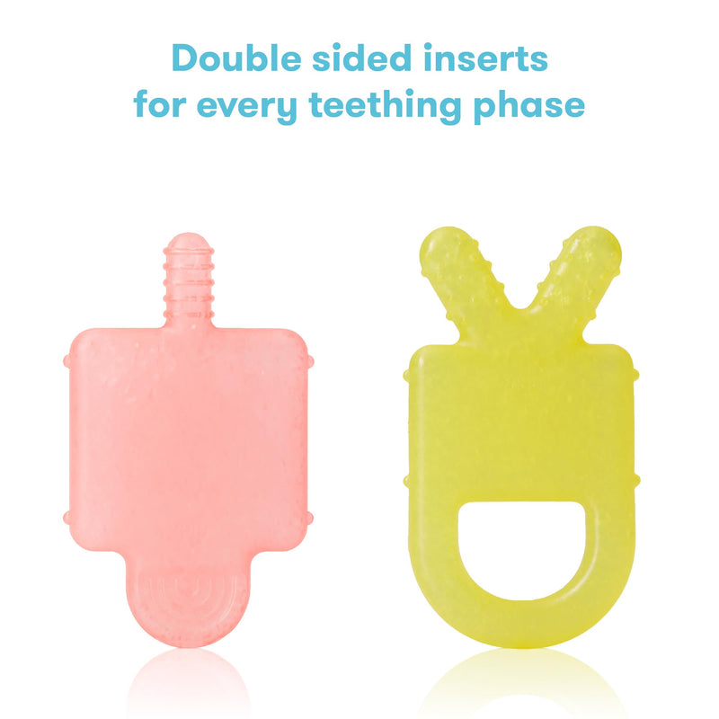[Australia] - Frida Baby Teething Relief Not-Too-Cold-to-Hold Baby Teether | BPA-Free Silicone Teething Toys 4 in 1 Teether 