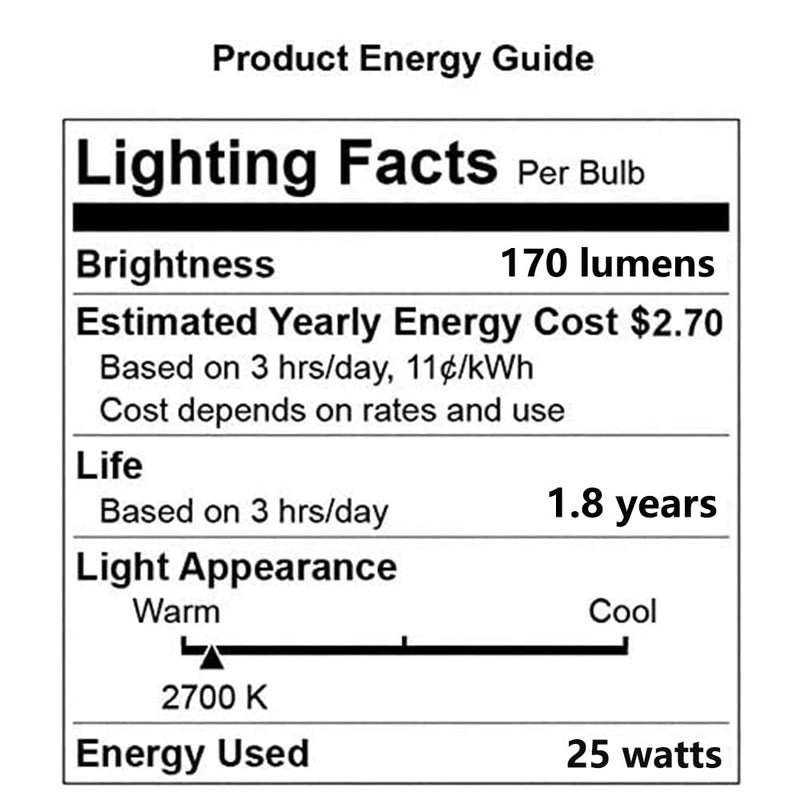 [Australia] - Wax Warmer Bulbs, 25 Watt Light Bulbs for Full Size Scentsy Warmers,G50/G16.5 Globe E12 Clear Scentsy Bulb for Candle Wax Warmer, Long Lifespan, 120 Volt (6 Pack) 