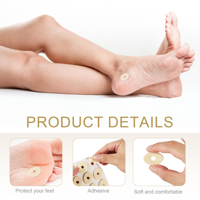 [Australia] - 75pcs Corn Cushions, Corn Pads for Toes Latex Sponge Foot Callus Pads Self-Adhesive Foot Care Cushions Protectors for Men Women Feet Toes (Small Oval) Small Oval 