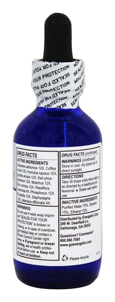 Energetix - Relax-Tone Homeopathic - 2 oz.