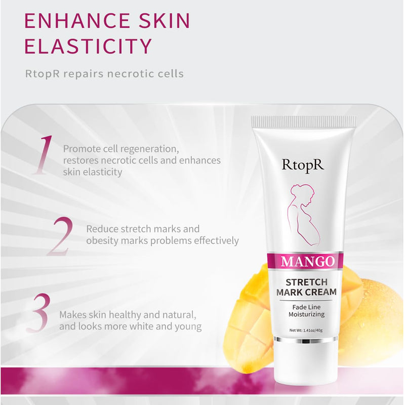 [Australia] - Stretch Mark Removal Cream, Obesity Stretch Mark Moisturizer, Postpartum Repair Stretch Mark Cream, Abdominal Stretch Mark Cream, Remove Marks (1 PCS) 1 PCS 