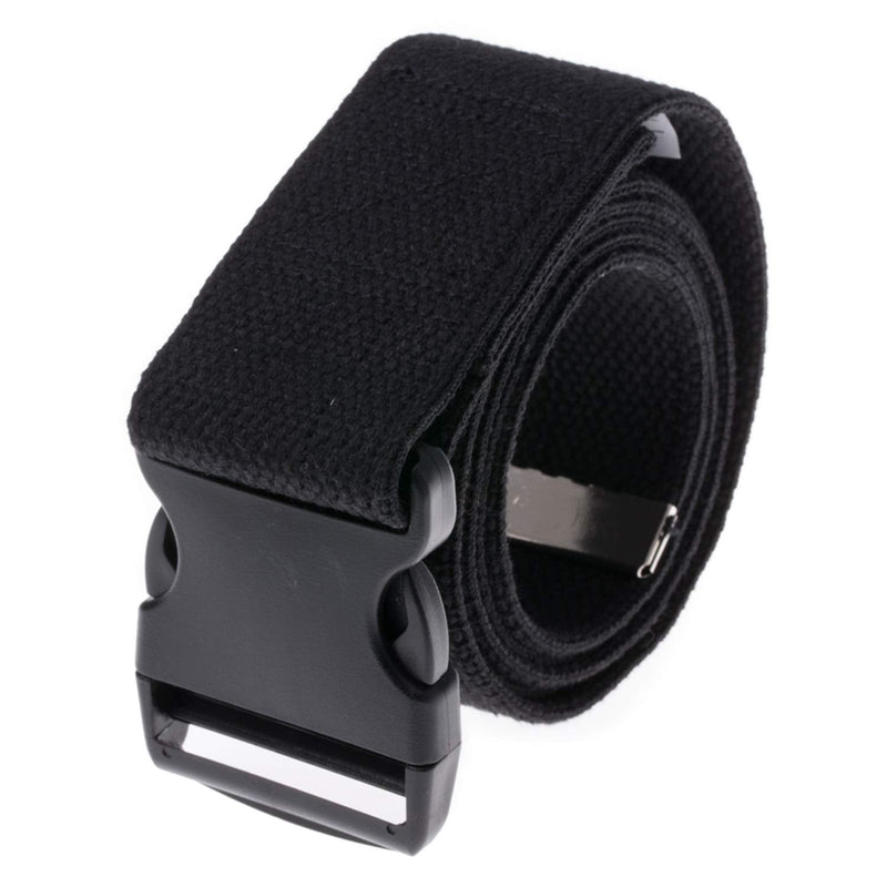 [Australia] - COW&COW Gait Belt 54inch - Transfer and Walking Assistance with Quick Release Buckle for Caregiver Nurse Therapist 2 inches(Black) Black 54 Inch (Pack of 1) 